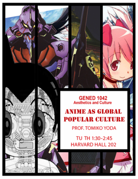 a collage showing various characters from Japanese anime cartoons
